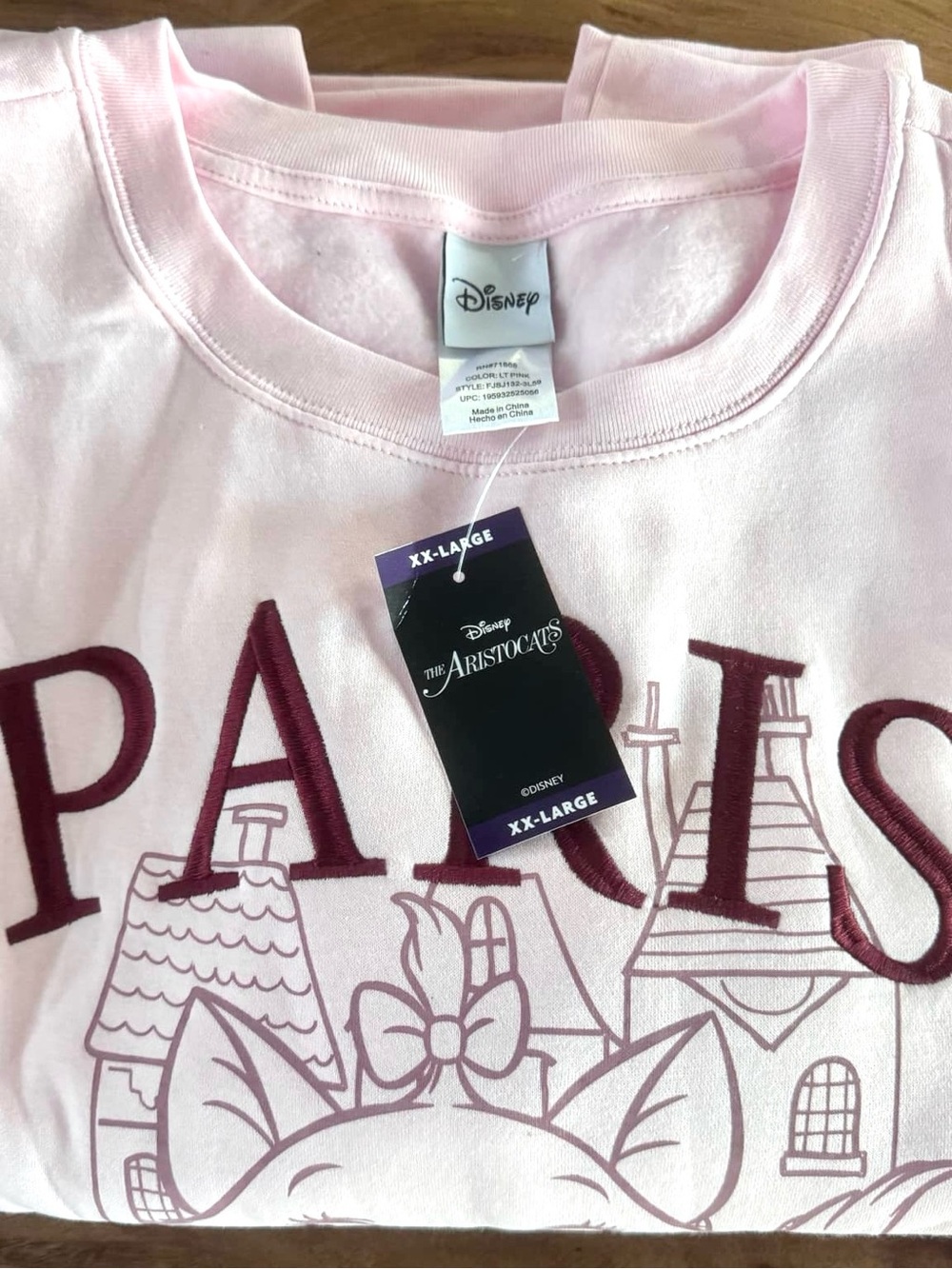 NWT Disney Women's Aristocats Destination Sweatshirt - Picture 8 of 8